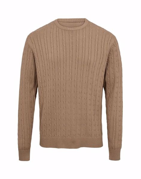 BLB CABLE O-NECK KNIT REGULAR FIT